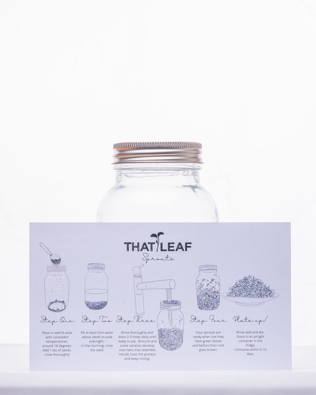 Sprouting Jar Kit – Single