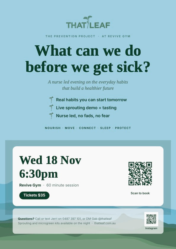 The Prevention Project at Revive Gym – Evening Ticket (Wed 18 Nov)